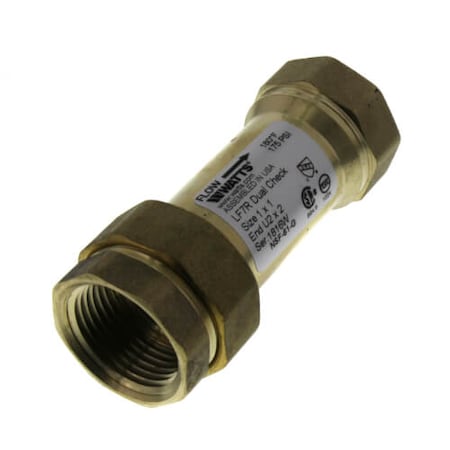 Watts Lf7Ru2-2 1" Dual Check Valve LF7RU2-2